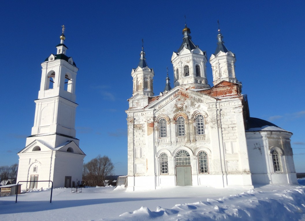 Церковь Сергия Радонежского, Волчиха (Арзамасский район и г. Арзамас, Нижегородская область). фасады