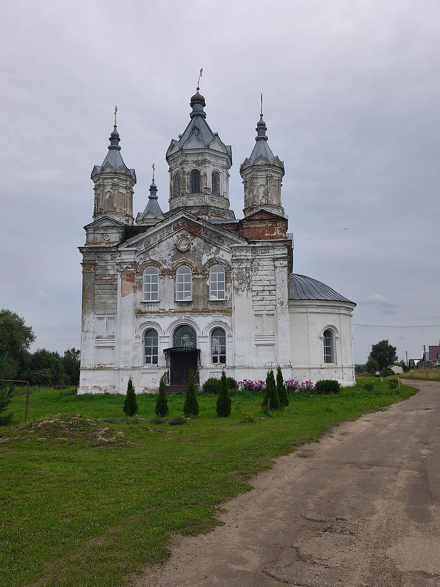 фасады. Церковь Сергия Радонежского, Волчиха (Арзамасский район и г. Арзамас, Нижегородская область)