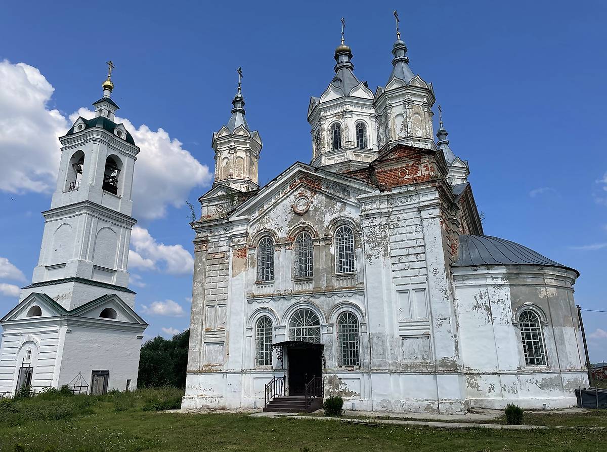 фасады. Церковь Сергия Радонежского, Волчиха (Арзамасский район и г. Арзамас, Нижегородская область)