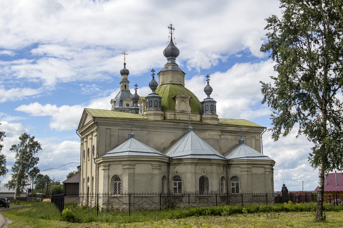 Кичанзино. Церковь Покрова Пресвятой Богородицы. фасады