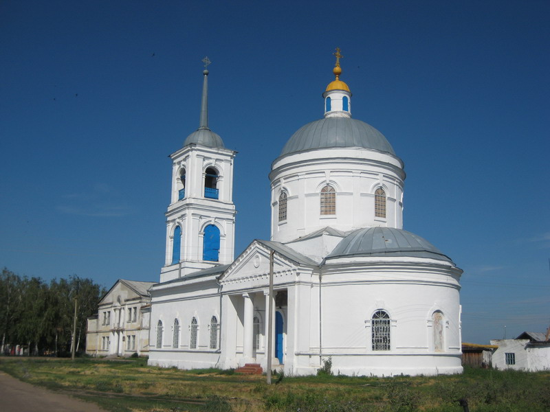 Церковь Смоленской иконы Божией Матери, Шерстино (Арзамасский район и г. Арзамас, Нижегородская область). фасады, Вид с юго-востока