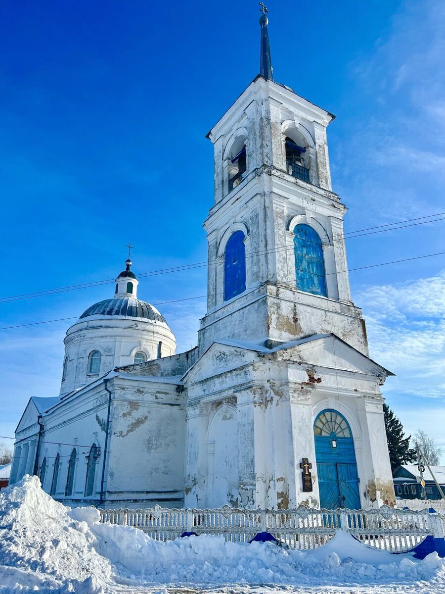 Церковь Смоленской иконы Божией Матери, Шерстино (Арзамасский район и г. Арзамас, Нижегородская область). фасады