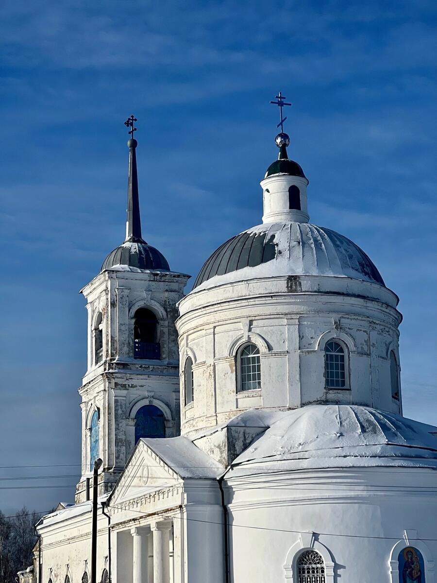 Шерстино. Церковь Смоленской иконы Божией Матери. архитектурные детали