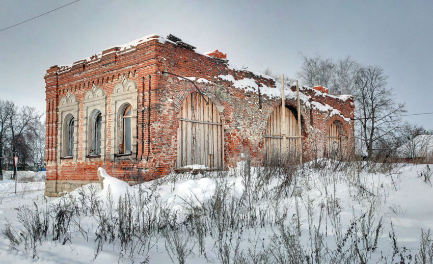 Высокиничи. Церковь Александра Невского (Николая Чудотворца). фасады