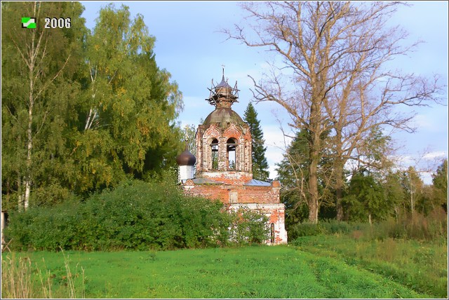 Церковь Екатерины, Поляны (Кольчугинский район, Владимирская область). фасады, Западный фасад