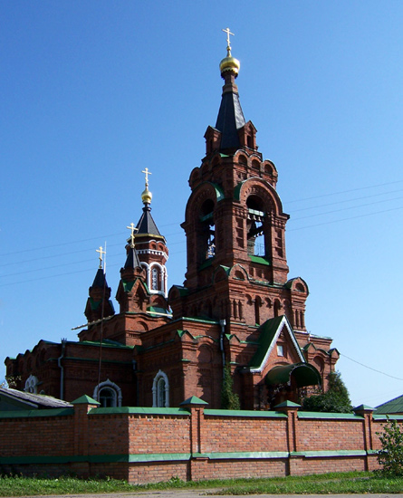 Церковь Екатерины, Рахманово (Павлово-Посадский городской округ и г. Электрогорск, Московская область). фасады, вид с северо-запада