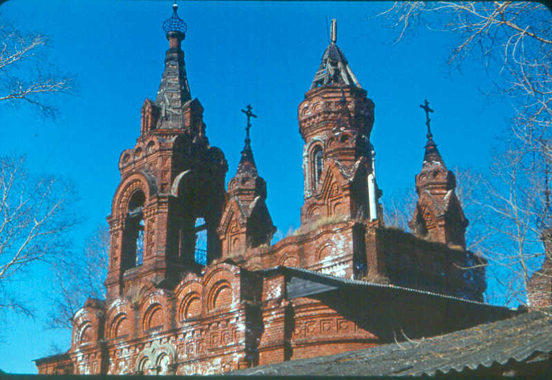 Рахманово. Церковь Екатерины. архитектурные детали, фото 1988
