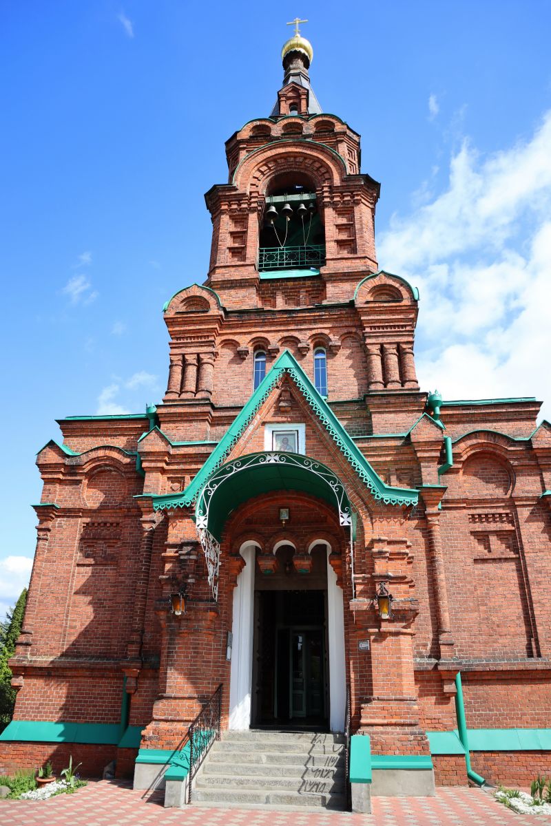Рахманово. Церковь Екатерины. фасады, Западое крыльцо и колокольня