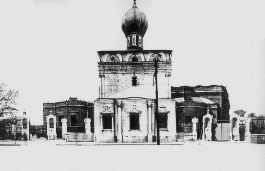 Церковь Смоленской иконы Божией Матери, Тверской (Центральный административный округ (ЦАО), г. Москва). архивная фотография, фото с сайта http://sontucio.livejournal.com/420758.html