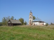 Храмовый комплекс. Церковь Евфимия Суздальского и колокольня церкви Богоявления Господня, , Мугреево-Дмитриевское, Южский район, Ивановская область