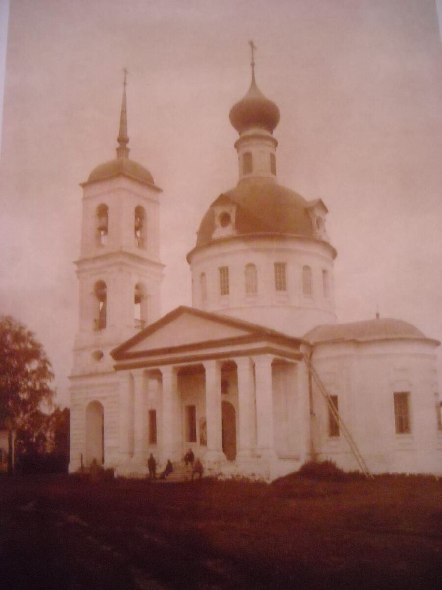 Церковь Николая Чудотворца, Мугреево-Никольское (Южский район, Ивановская область). архивная фотография, Фото дореволюционное