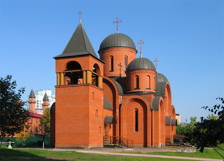 Отрадное. Церковь Николая Чудотворца в Отрадном. фасады