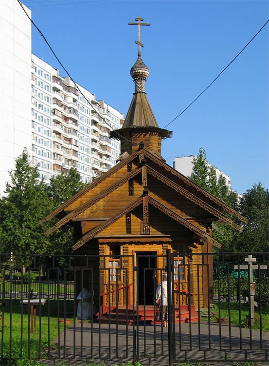 Отрадное. Часовня Николая Чудотворца на Каргопольской улице. фасады