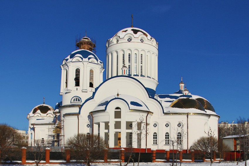 Церковь Собора Московских Святых в Бибиреве, Бибирево (Северо-Восточный административный округ (СВАО), г. Москва). документальные фотографии