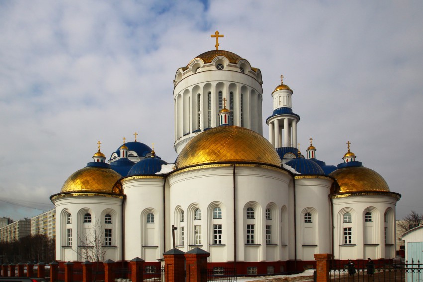 Бибирево. Церковь Собора Московских Святых в Бибиреве. фасады