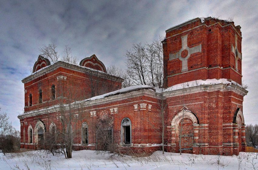 Студенец. Церковь Георгия Победоносца. фасады