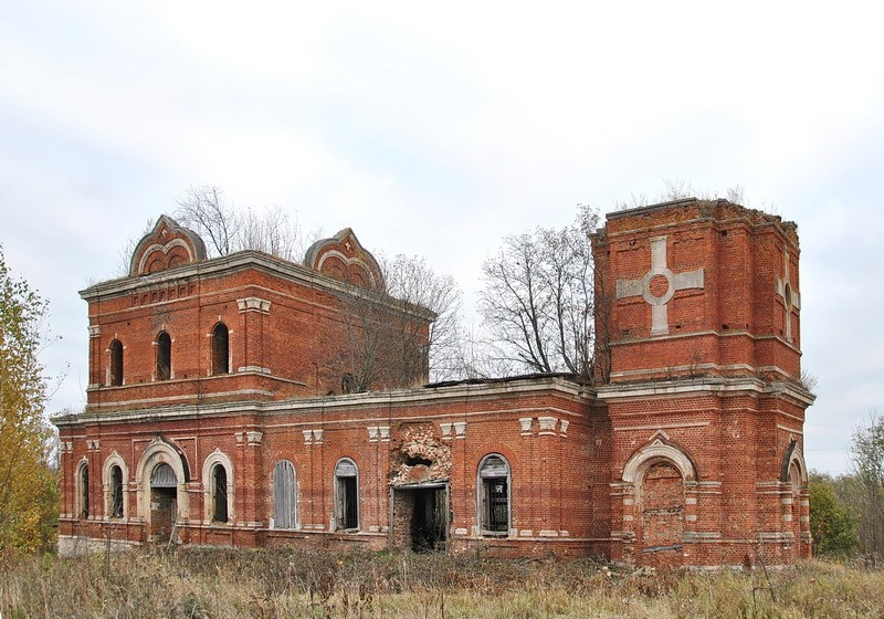 Церковь Георгия Победоносца, Студенец (Венёвский район, Тульская область). фасады, Вид с севера