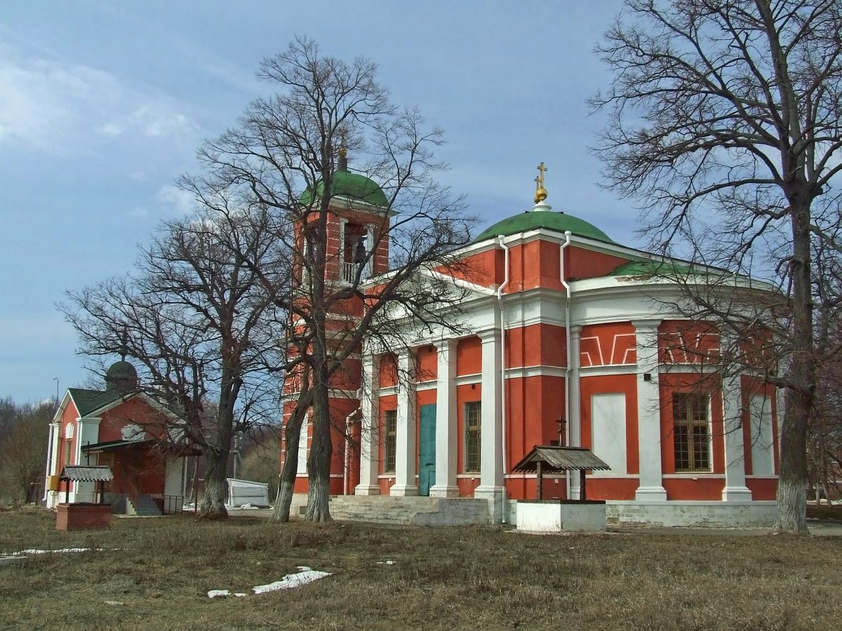 Церковь Казанской иконы Божией Матери, Красная горка, усадьба (Михайловский район, Рязанская область). фасады