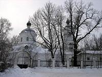 Церковь Покрова Пресвятой Богородицы, вид с севера<br>, Пионерский (Покровское-Рубцово), Истринский городской округ и ЗАТО Восход, Московская область