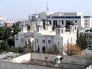Собор Троицы Живоначальной, Вид с северо-запада с крыши одного из соседних зданий.<br>, Иерусалим - Русское подворье, Израиль, Прочие страны