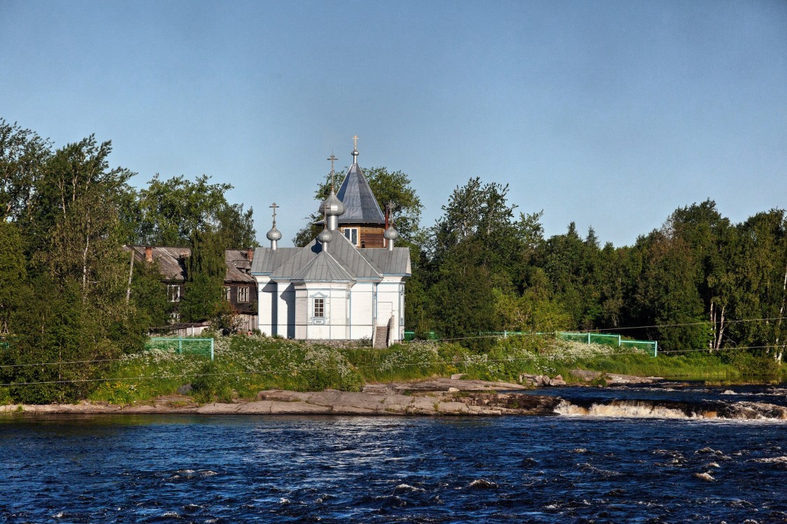 Церковь Зосимы и Савватия Соловецких, Беломорск (Беломорский район, Республика Карелия). общий вид в ландшафте