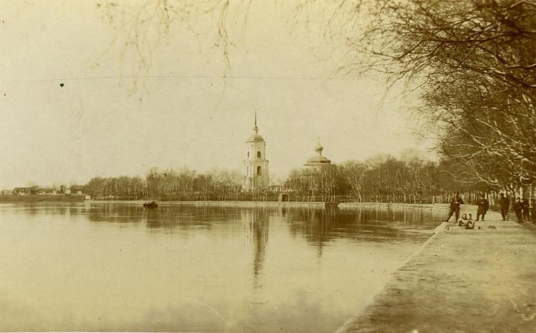Церковь Успения Пресвятой Богородицы, Опеченский Посад (Боровичский район, Новгородская область). архивная фотография, Из частной коллекции Михаила Мещанинова
