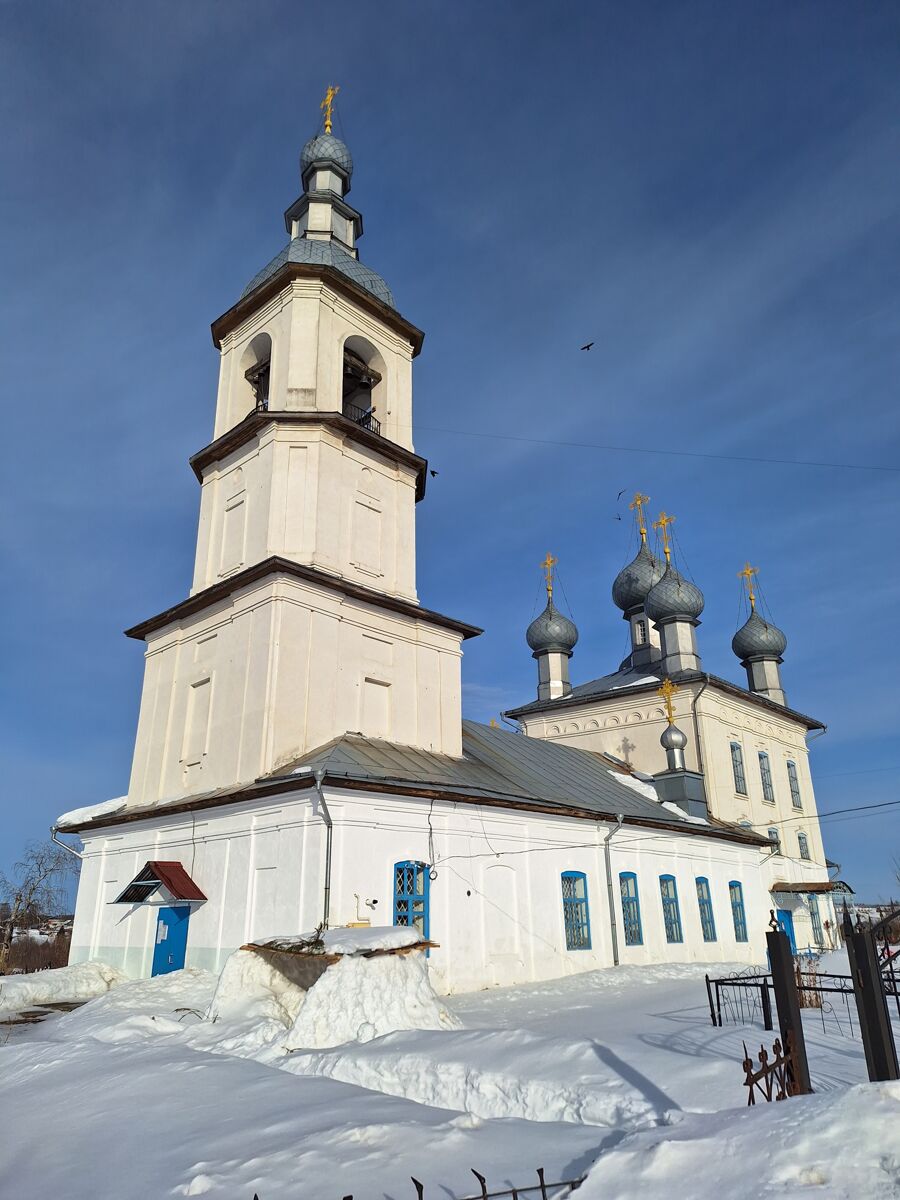 Церковь Успения Пресвятой Богородицы, Скородумка (Грязовецкий район, Вологодская область). фасады