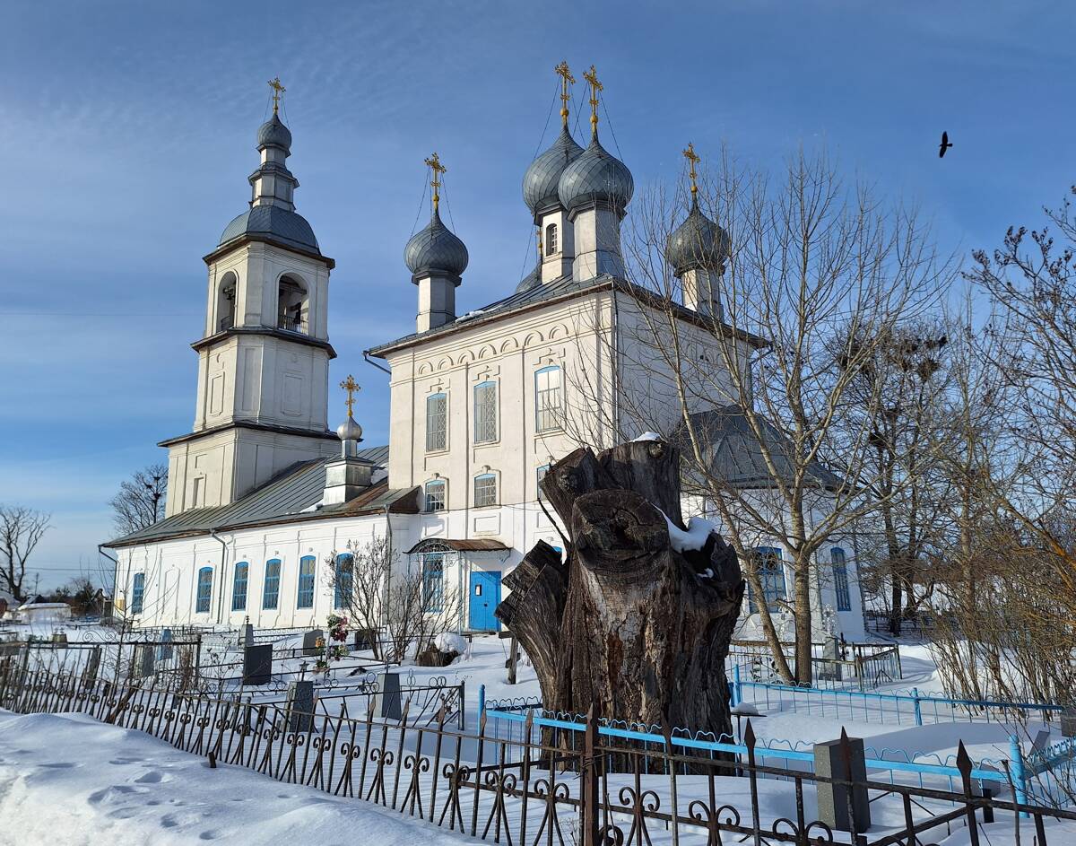 Скородумка. Церковь Успения Пресвятой Богородицы. фасады