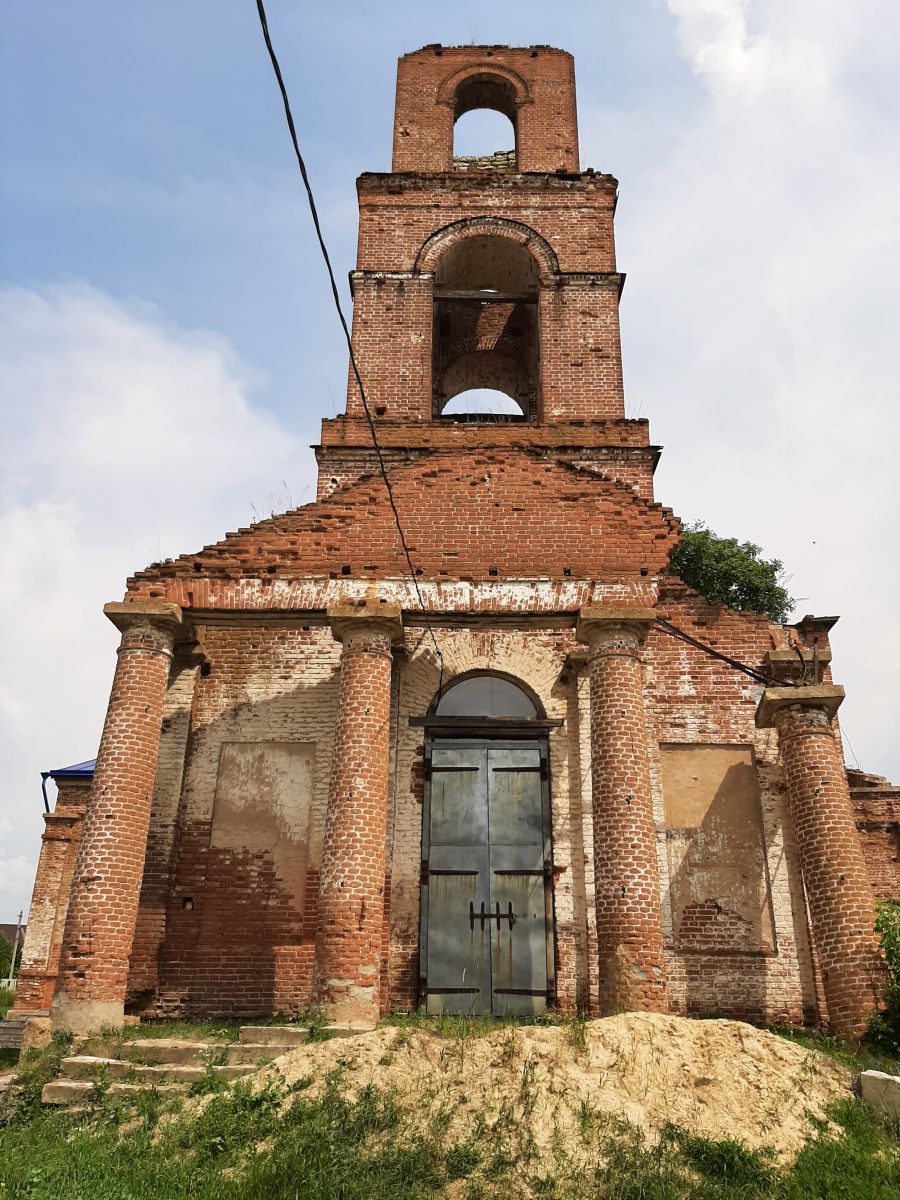 Церковь Успения Пресвятой Богородицы, Черепянь (Лебедянский район, Липецкая область). фасады, колокольня