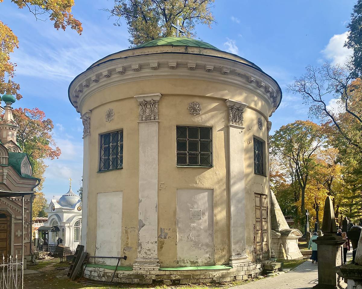 Вид с СЗ, фасады. Донской монастырь. Церковь Александра Свирского, Донской (Южный административный округ (ЮАО), г. Москва)