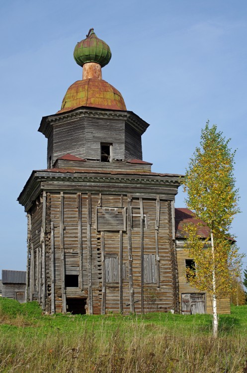 Шелоховская (Архангело). Церковь Сретения Господня. фасады