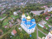 Собор Преображения Господня, Вид с юго-востока, фото с квадрокоптера<br>, Болхов, Болховский район, Орловская область