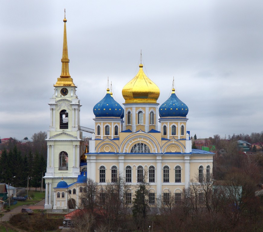 Собор Преображения Господня, Болхов (Болховский район, Орловская область). фасады, Вид с колокольни Георгиевской церкви
