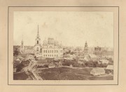 Собор Спаса Преображения, Первая фотография города Болхова Фотограф - Эдуард Шлессинг Снято с колокольни церкви Георгия Победоносца.Оригинал находится в музее-заповеднике Ивана Сергеевича Тургенева, Спасское-Лутовиново.<br>, Болхов, Болховский район, Орловская область