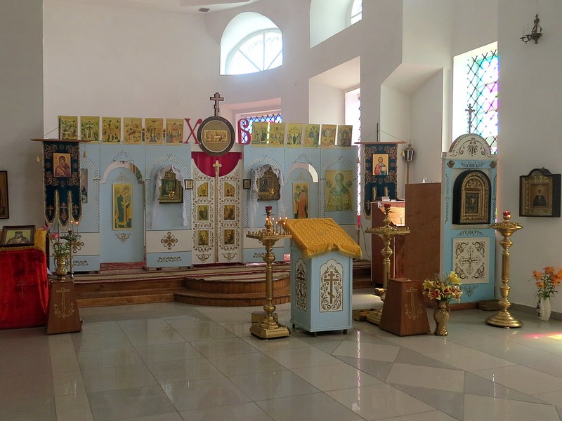 Церковь Георгия Победоносца, Болхов (Болховский район, Орловская область). интерьер и убранство, Интерьер отремонтированной части церкви