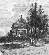 Часовня-усыпальница И. И. Лутовинова, Рис. из журнала "Нива"<br>, Спасское-Лутовиново, Мценский район и г. Мценск, Орловская область