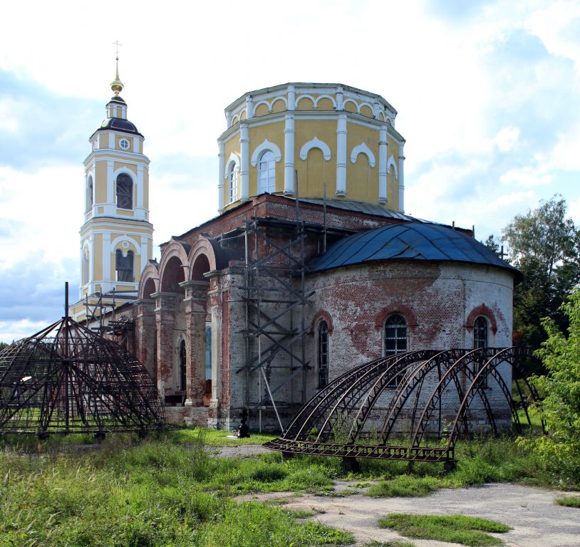 Пашнево. Церковь Покрова Пресвятой Богородицы. фасады