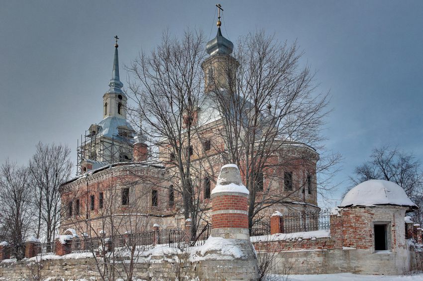 Церковь Воскресения Христова, Любичи (Луховицкий городской округ, Московская область). фасады