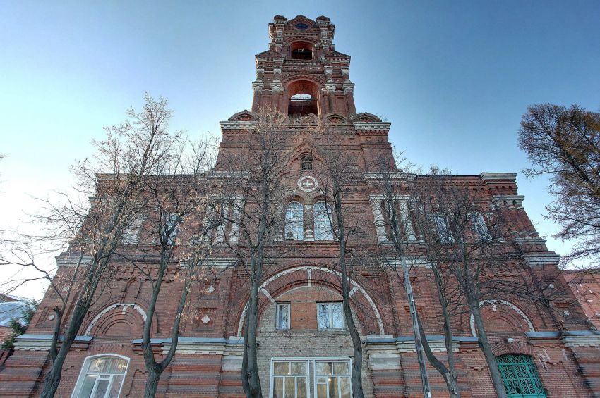 Казанский монастырь. Церковь Ювеналия, Патриарха Иерусалимского, в колокольне, Колычёво (Егорьевский городской округ, Московская область). фасады