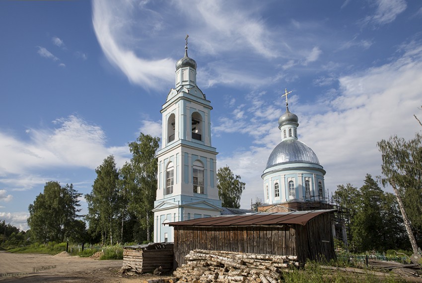 Церковь Вознесения Господня, Борисоглебский погост (Киржачский район, Владимирская область). фасады