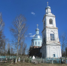 Борисоглебский погост. Церковь Вознесения Господня