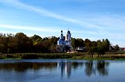 Церковь Успения Пресвятой Богородицы, вид с плотины на реке Клязьма<br>, Ногинск, Богородский городской округ, Московская область