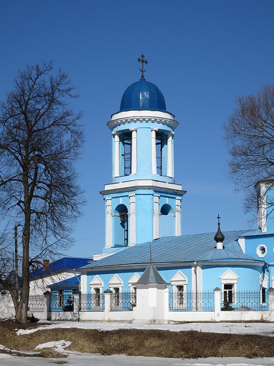 Ногинск. Церковь Успения Пресвятой Богородицы. архитектурные детали, Колокольня церкви Успения Пресвятой Богородицы.