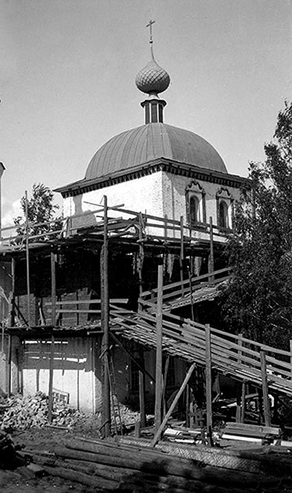 Семигорье. Церковь Благовещения Пресвятой Богородицы. архивная фотография, Фото с сайта http://kineshma.msk.su/old/00_20/uezd.shtml