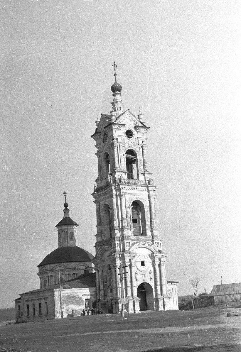 Церковь Преображения Господня, Погост (Касимовский район и г. Касимов, Рязанская область). фасады, Погост. Церковь Преображения Господня.