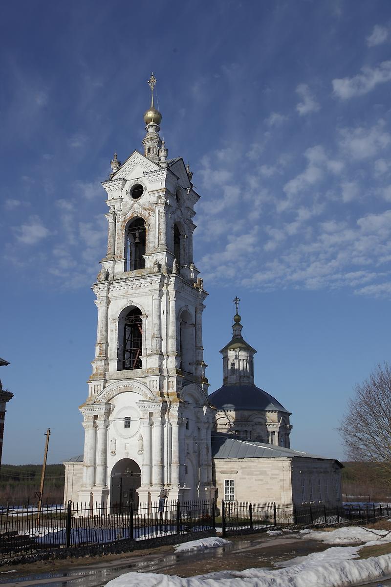 фасады. Церковь Преображения Господня, Погост (Касимовский район и г. Касимов, Рязанская область)