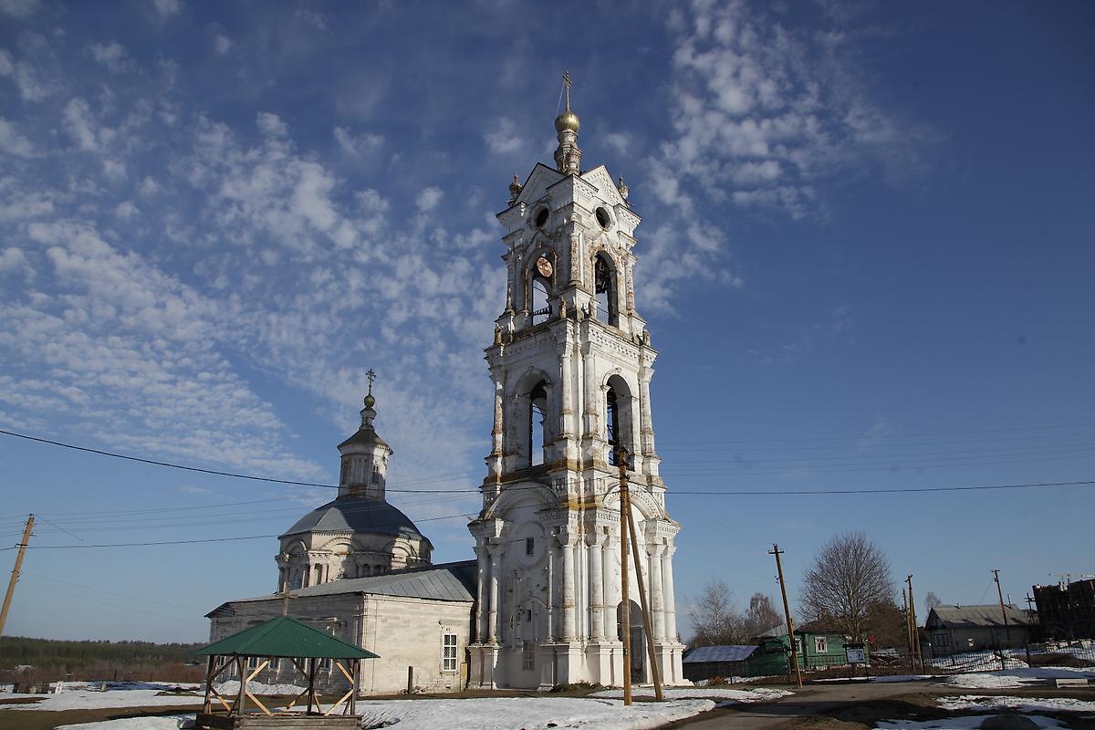 фасады. Церковь Преображения Господня, Погост (Касимовский район и г. Касимов, Рязанская область)
