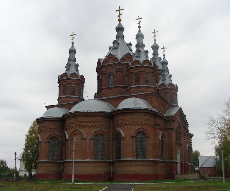 Мордово. Церковь Михаила Архангела. фасады, вид с северо-востока