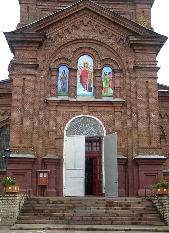 Мордово. Церковь Михаила Архангела. архитектурные детали, западный портал (в основании колокольни)