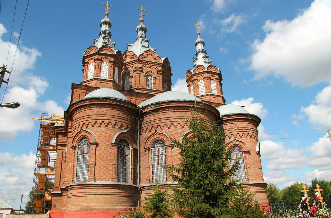Церковь Михаила Архангела, Мордово (Мордовский район, Тамбовская область). фасады, алтарная часть (вид с юго-восточной стороны)